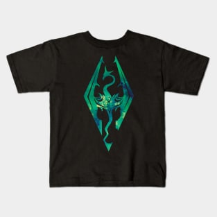 Green Dragonborn T-Shirt Kids T-Shirt